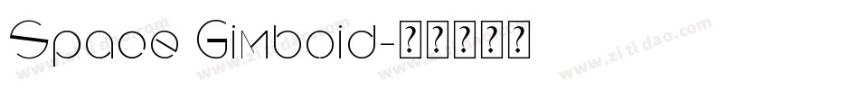 Space Gimboid字体转换